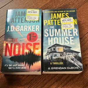 James Patterson Thriller Book Set - The Noise & The Summer House